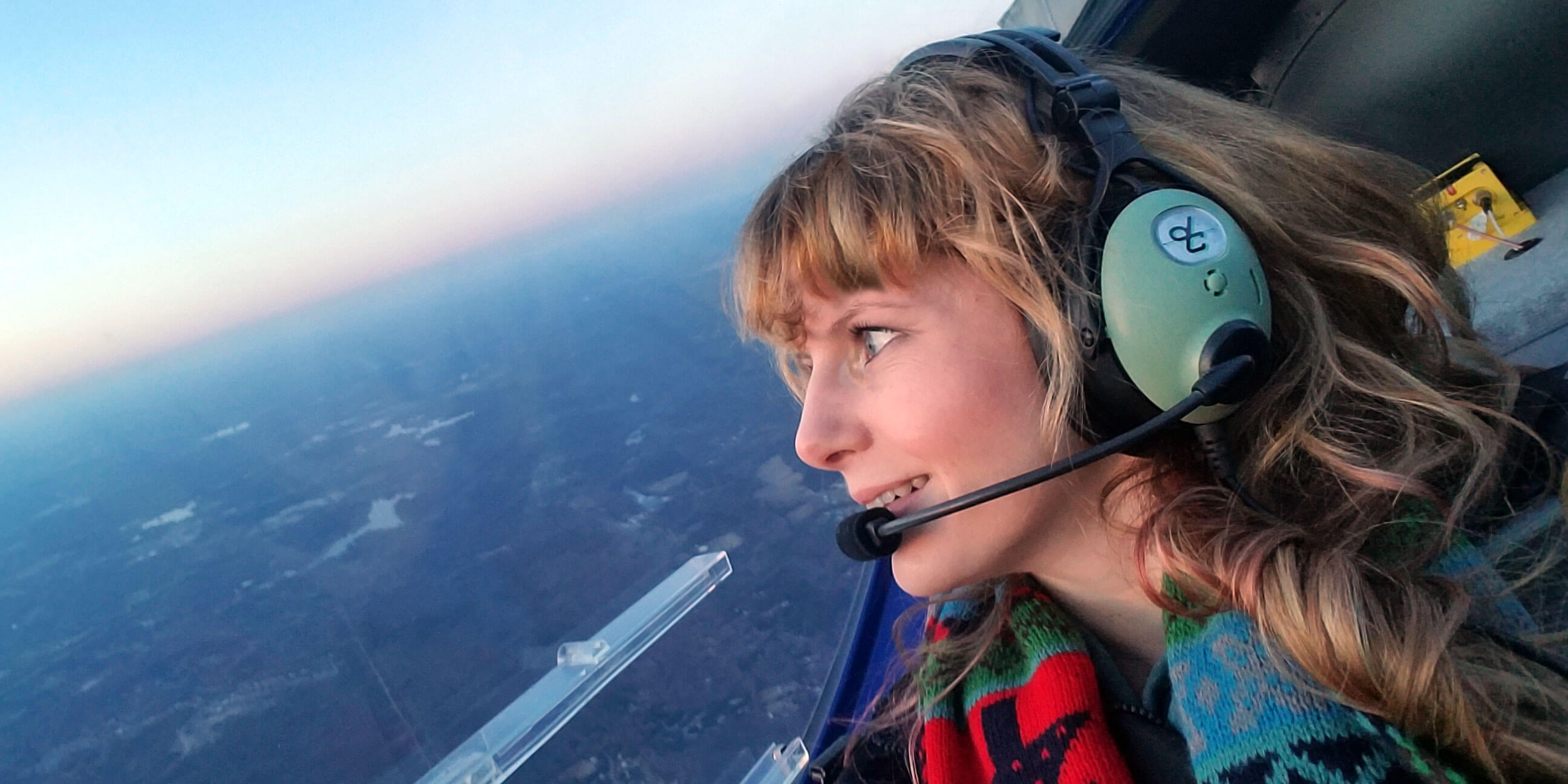 Connect with Kimberley Hosty Kimberley Hosty, exploring New England in a Sport Cruiser aircraft